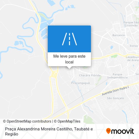 Praça Alexandrina Moreira Castilho mapa