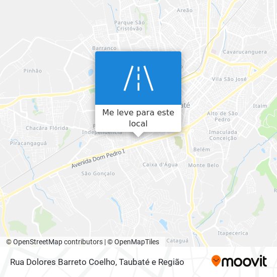 Rua Dolores Barreto Coelho mapa