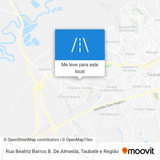 Rua Beatriz Barros B. De Almeida mapa