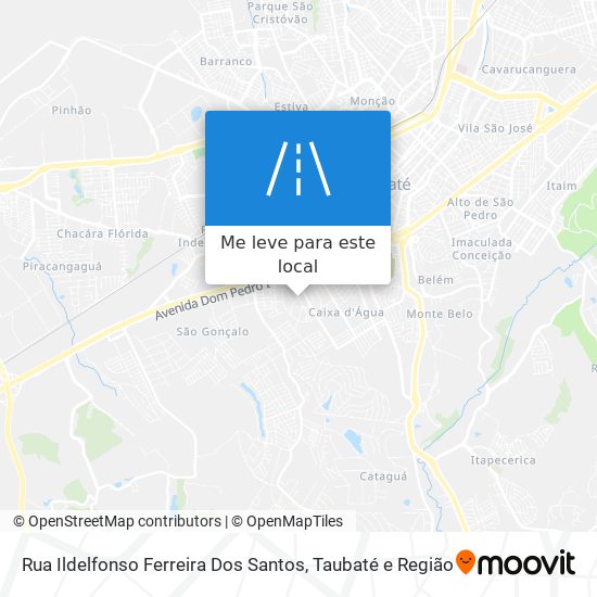 Rua Ildelfonso Ferreira Dos Santos mapa