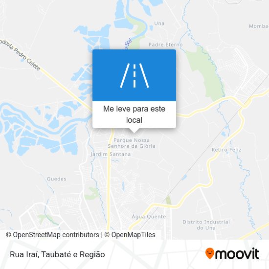 Rua Iraí mapa