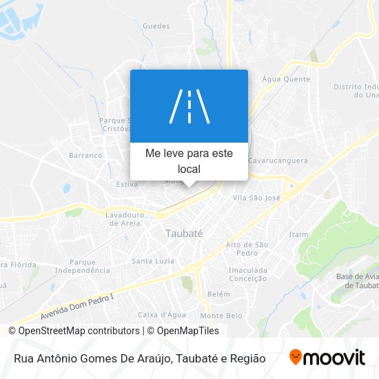 Rua Antônio Gomes De Araújo mapa