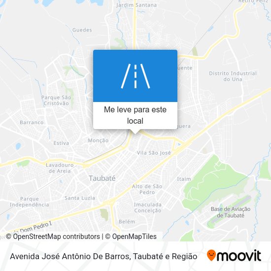 Avenida José Antônio De Barros mapa
