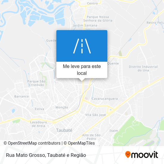 Rua Mato Grosso mapa