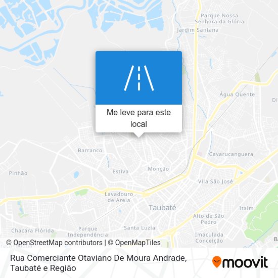 Rua Comerciante Otaviano De Moura Andrade mapa