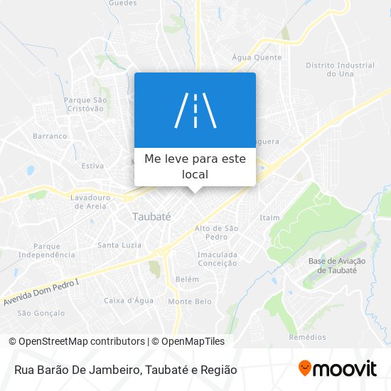 Rua Barão De Jambeiro mapa