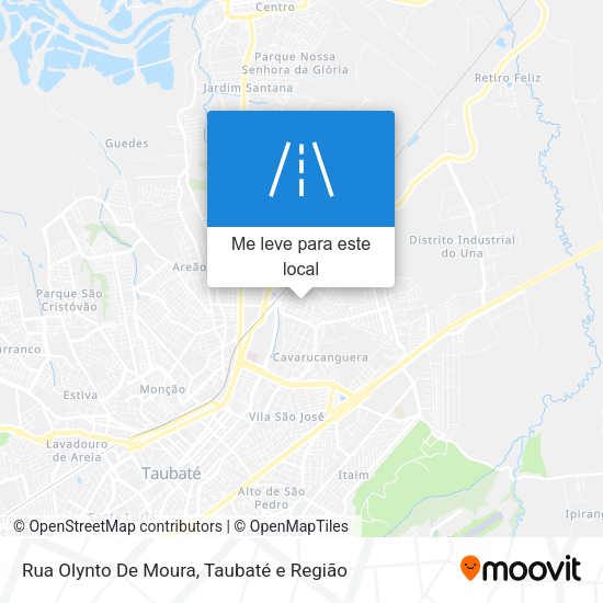 Rua Olynto De Moura mapa