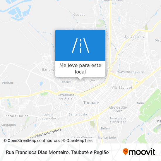 Rua Francisca Dias Monteiro mapa