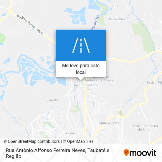 Rua Antônio Affonso Ferreira Neves mapa