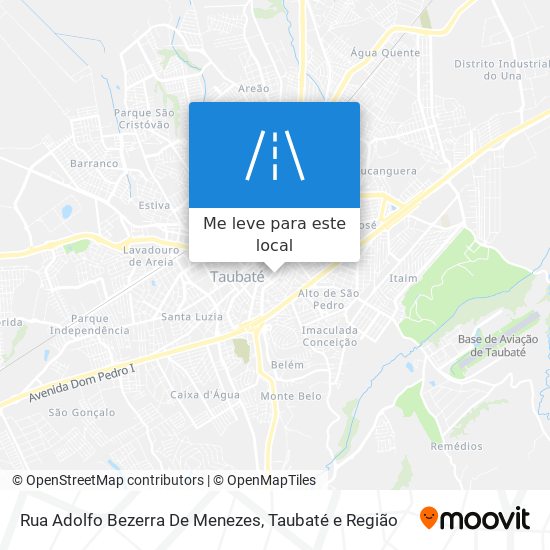 Rua Adolfo Bezerra De Menezes mapa