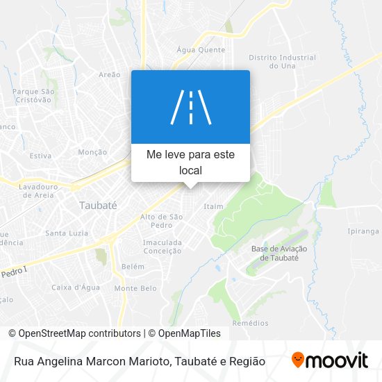Rua Angelina Marcon Marioto mapa