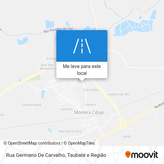 Rua Germano De Carvalho mapa