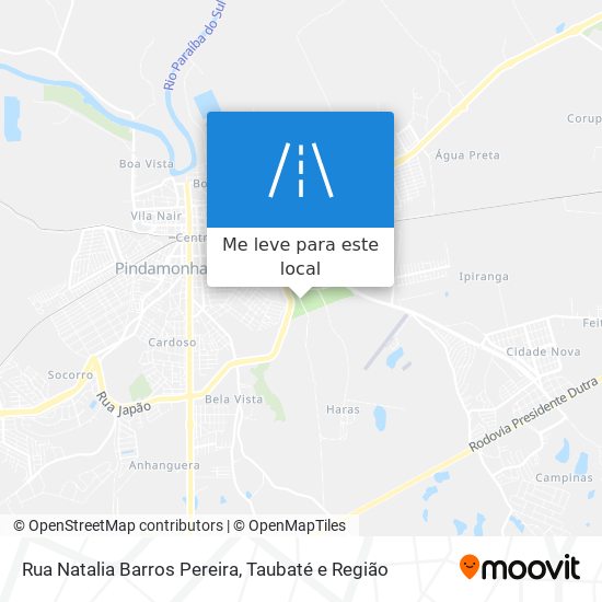 Rua Natalia Barros Pereira mapa