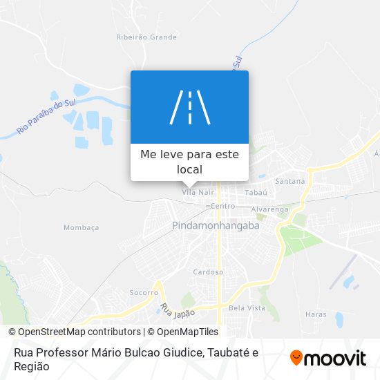 Rua Professor Mário Bulcao Giudice mapa