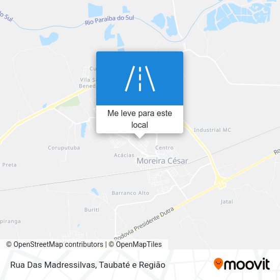 Rua Das Madressilvas mapa
