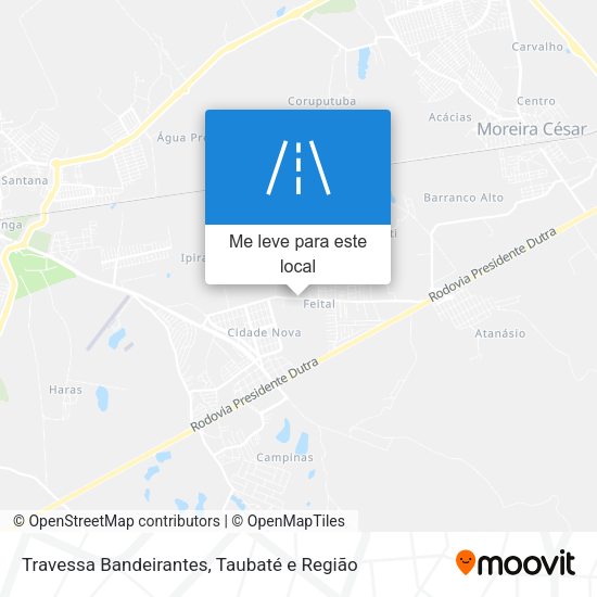 Travessa Bandeirantes mapa
