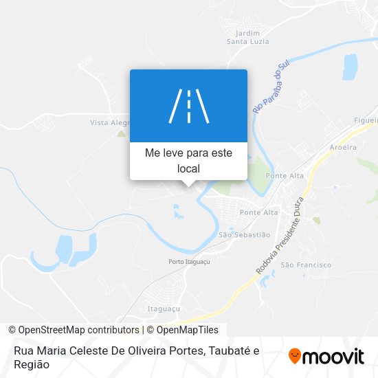 Rua Maria Celeste De Oliveira Portes mapa