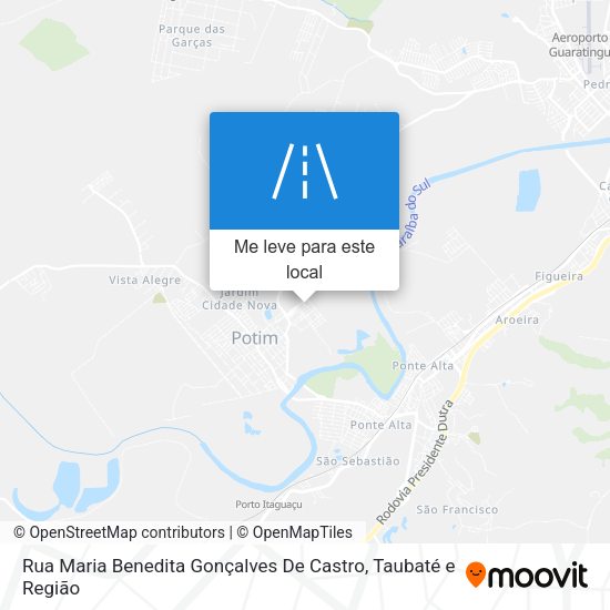 Rua Maria Benedita Gonçalves De Castro mapa