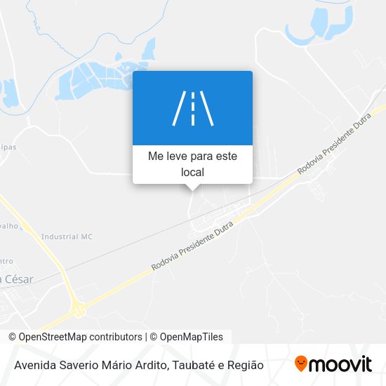 Avenida Saverio Mário Ardito mapa
