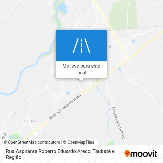 Rua Aspirante Roberto Eduardo Areco mapa