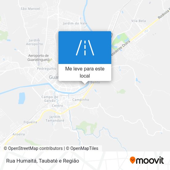 Rua Humaitá mapa