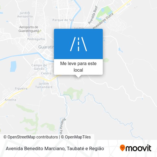 Avenida Benedito Marciano mapa