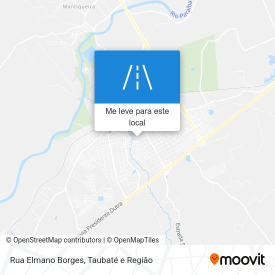 Rua Elmano Borges mapa
