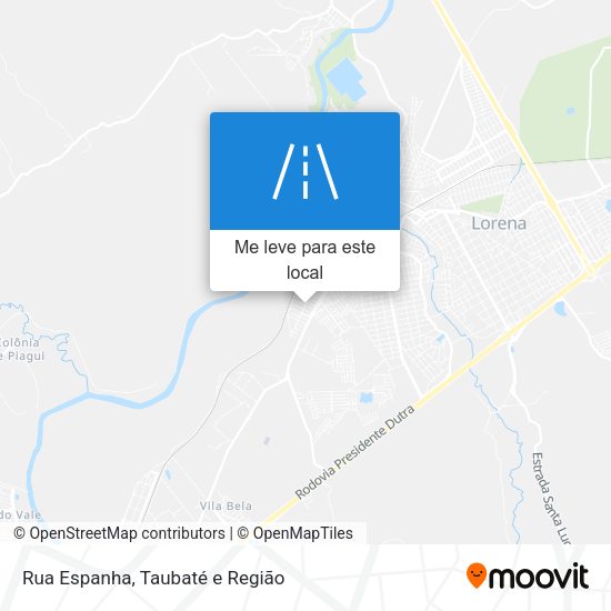 Rua Espanha mapa
