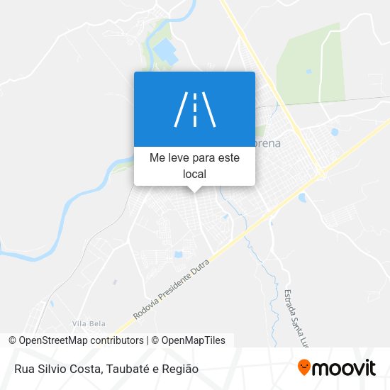 Rua Silvio Costa mapa