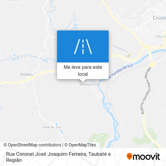 Rua Coronel José Joaquim Ferreira mapa
