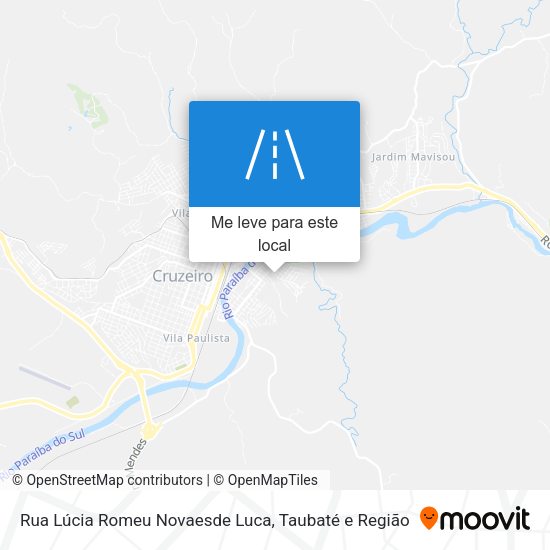 Rua Lúcia Romeu Novaesde Luca mapa