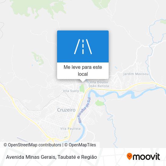 Avenida Minas Gerais mapa
