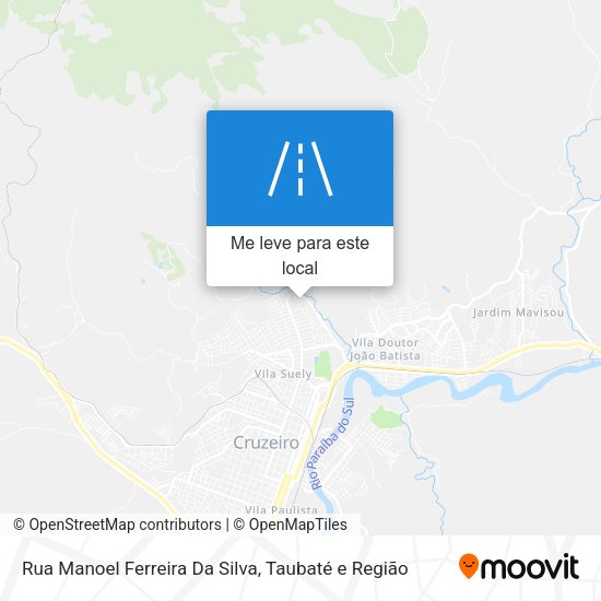 Rua Manoel Ferreira Da Silva mapa