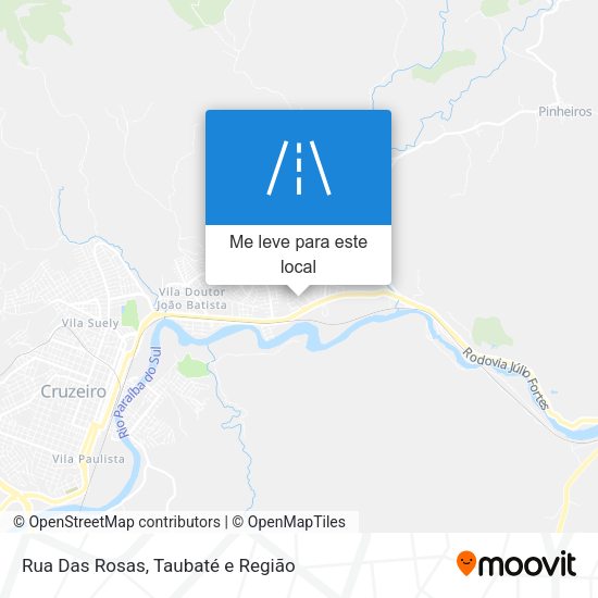 Rua Das Rosas mapa