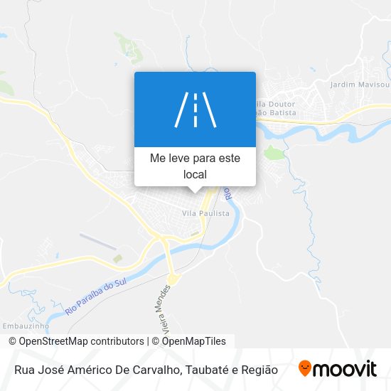 Rua José Américo De Carvalho mapa