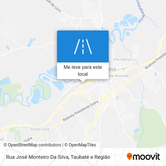 Rua José Monteiro Da Silva mapa