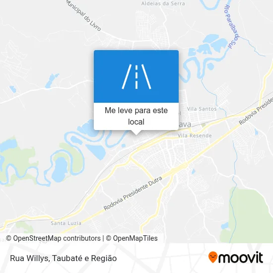 Rua Willys mapa