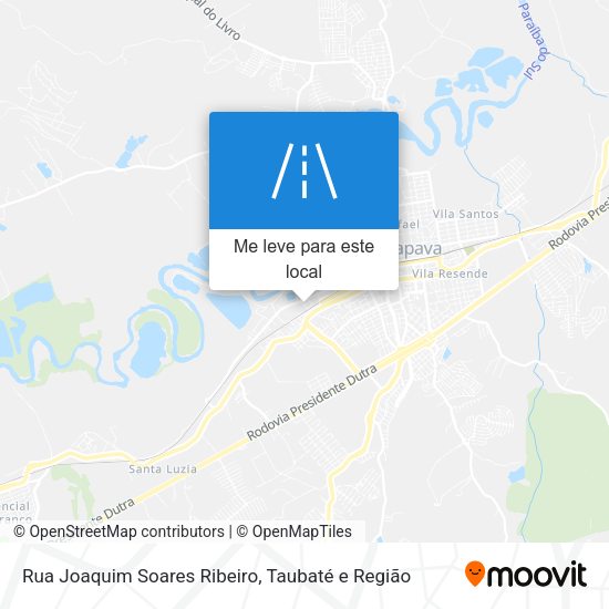 Rua Joaquim Soares Ribeiro mapa
