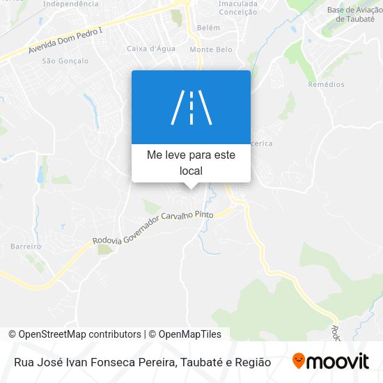 Rua José Ivan Fonseca Pereira mapa