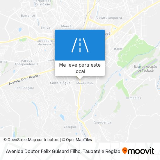 Avenida Doutor Félix Guisard Filho mapa