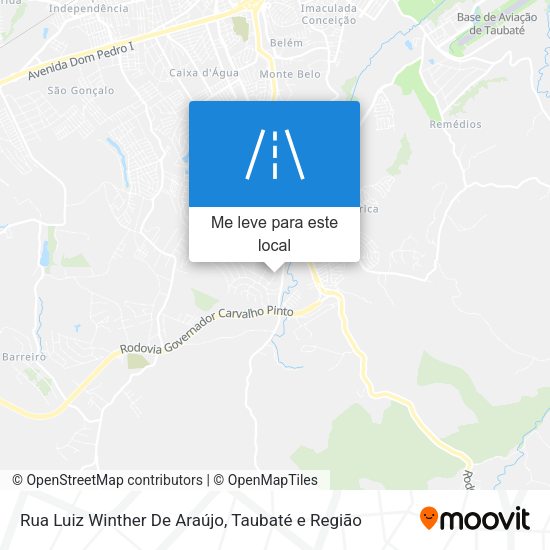 Rua Luiz Winther De Araújo mapa