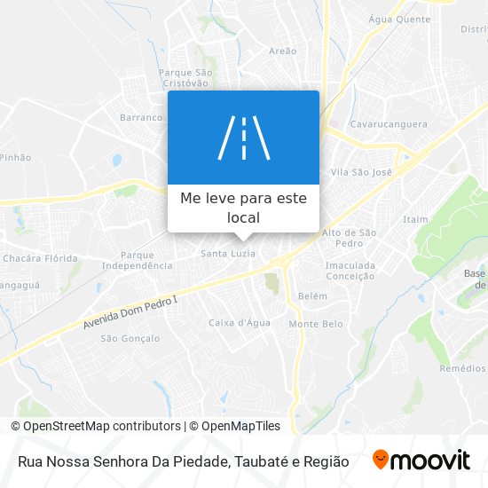 Rua Nossa Senhora Da Piedade mapa