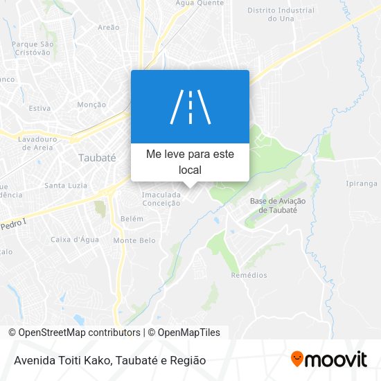 Avenida Toiti Kako mapa