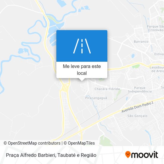 Praça Alfredo Barbieri mapa