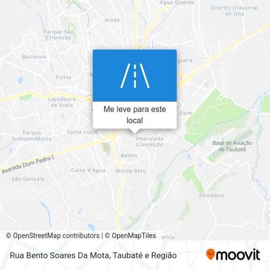 Rua Bento Soares Da Mota mapa
