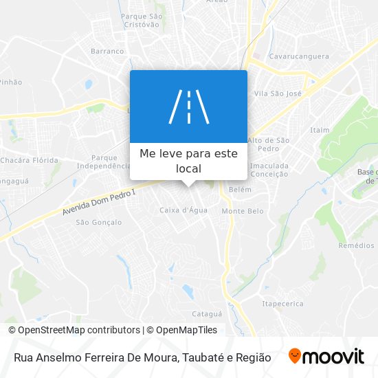 Rua Anselmo Ferreira De Moura mapa