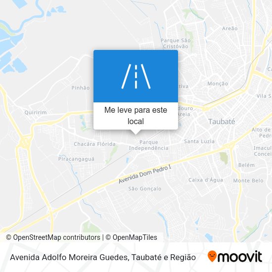Avenida Adolfo Moreira Guedes mapa