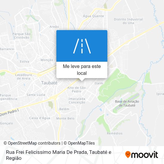 Rua Frei Felicissímo Maria De Prada mapa