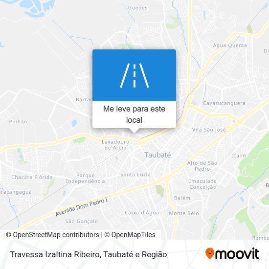 Travessa Izaltina Ribeiro mapa