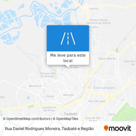 Rua Daniel Rodrigues Moreira mapa